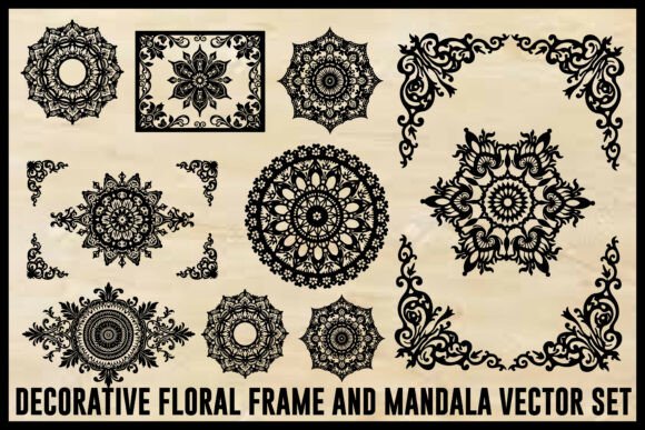 Download Vintage Floral Laser Cut Ornamental Fram - Flora Collection