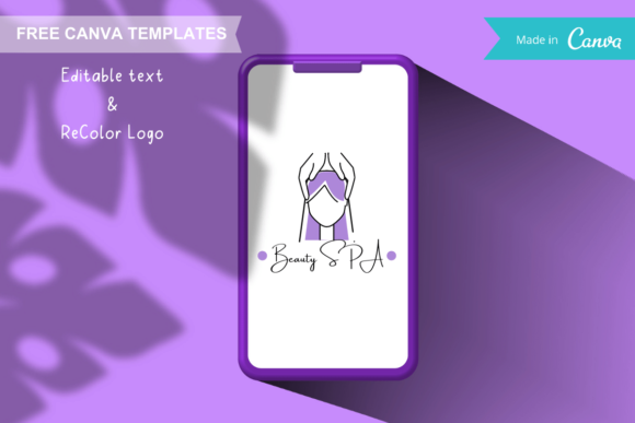 Download Canva Logo Templates - Head Relaxing - Logo template Collection