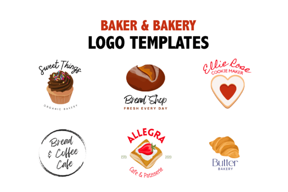Download Baker and Bakery Logo Templates - Logo template Collection