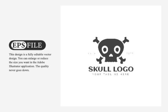Download Hipster Crossbones with Skull Logo - Skull logo Collection