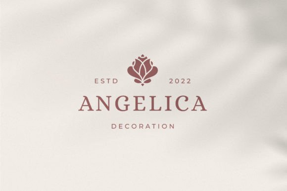 Download Flower Bud Minimalist Logo Template - Logo template Collection