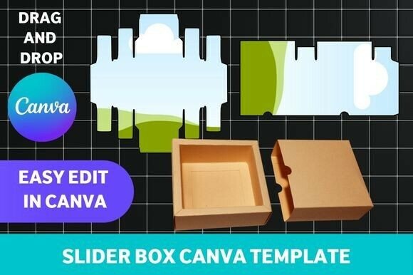 Download Slider Box with Lid Canva Template - Canva Collection