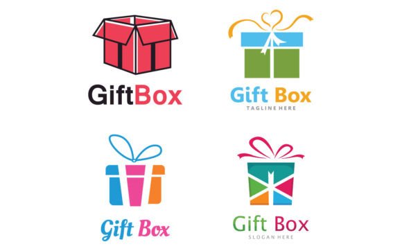 Download Vector Gift Box Logo Template - Logo template Collection