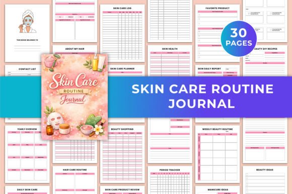 Download Skin Care Routine Journal KDP Graphic - Car Collection