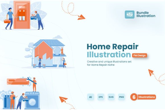 Download Home Repair Set Bundle Illustration - Illustration Collection