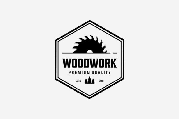 Download Badge Carpenter Wood Work Vintage Logo - Car Collection