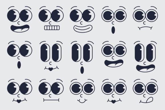 Download Cartoon Character Facial Expressions - Car Collection