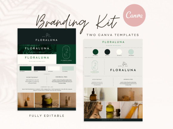 Download Canva Branding Kit Template Lush Green - Canva Collection