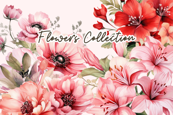 Download Petals Watercolor Lush Floral Collection - Flora Collection
