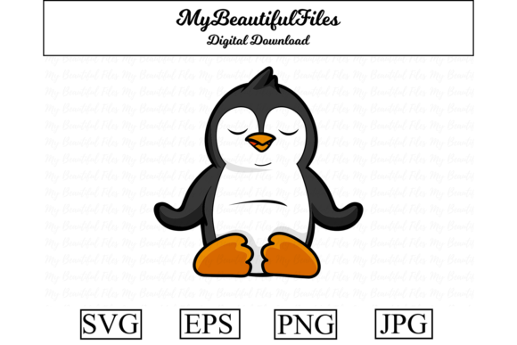 Download Yoga Penguin Meditation Cartoon - Car Collection