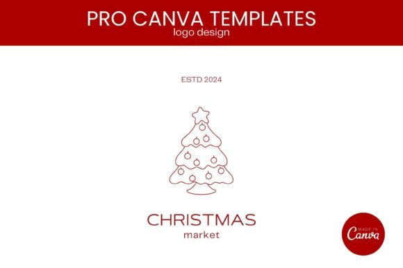 Download Christmas Logo Design Canva Template - Canva Collection