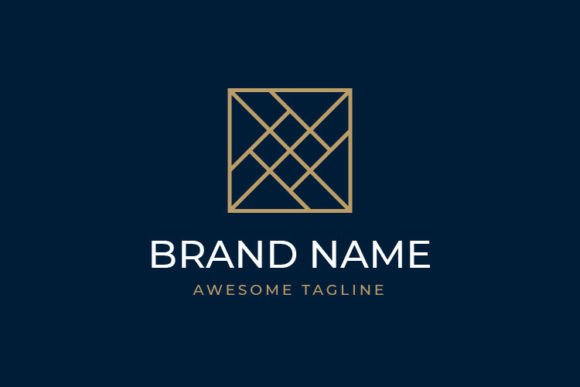 Download Gold Expensive Square Logo Template - Logo template Collection