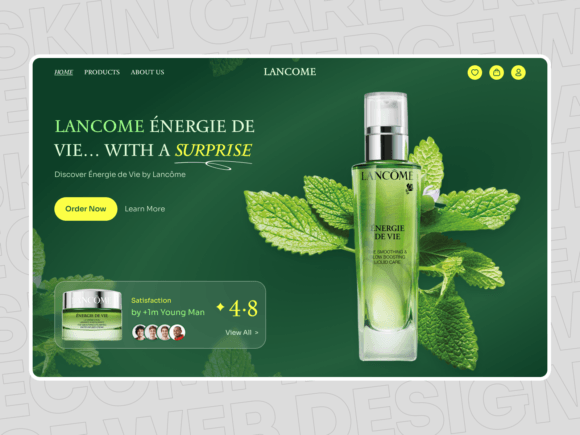 Download Skin Care Cream Ecommerce Web Design - Car Collection