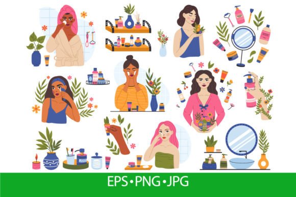 Download Skincare Routine, Women Use Organic - Car Collection