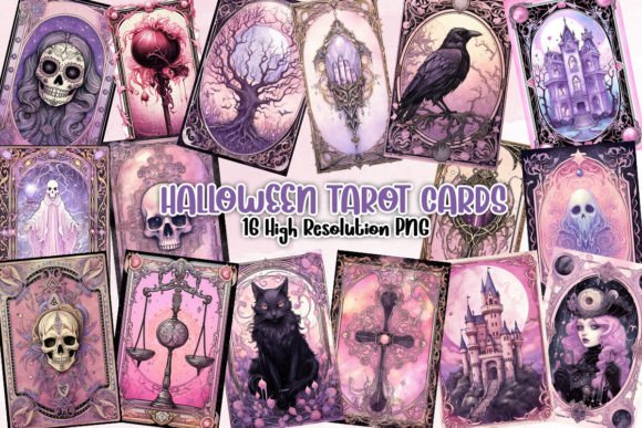 Download Halloween Tarot Cards Clipart PNG - Car Collection