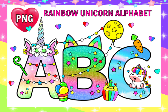 Download Magic Unicorn Alphabet Letters Font - Alphabet Collection