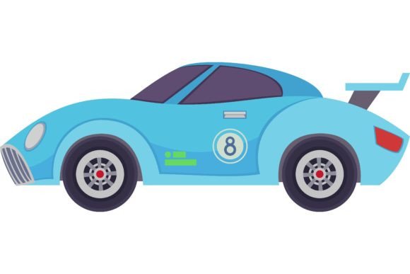Download Side View of Race Car Vector. Automobile - Car Collection