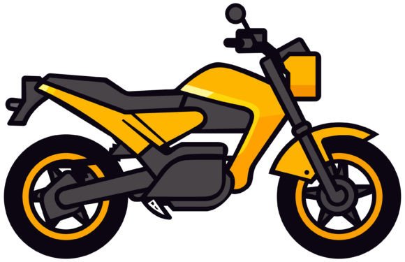 Download Illustration of Motor Cycle Vector - Illustration Collection