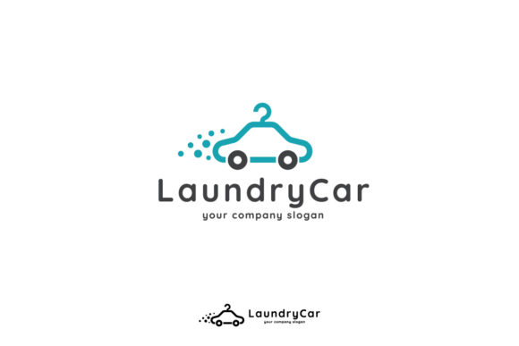 Download Laundry Logo Template Car Hanger Design - Car Collection