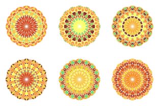 Download 6 Mosaic Mandala Logo Templates - Logo template Collection