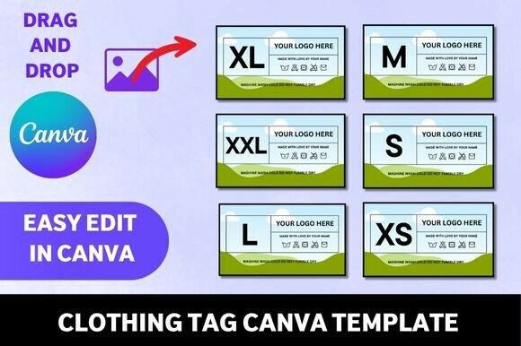 Download Clothing Tag Canva Template Bundle - Canva Collection